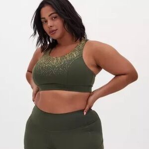 Torrid Active Low-Impact Wireless Strappy Back Sports Bra